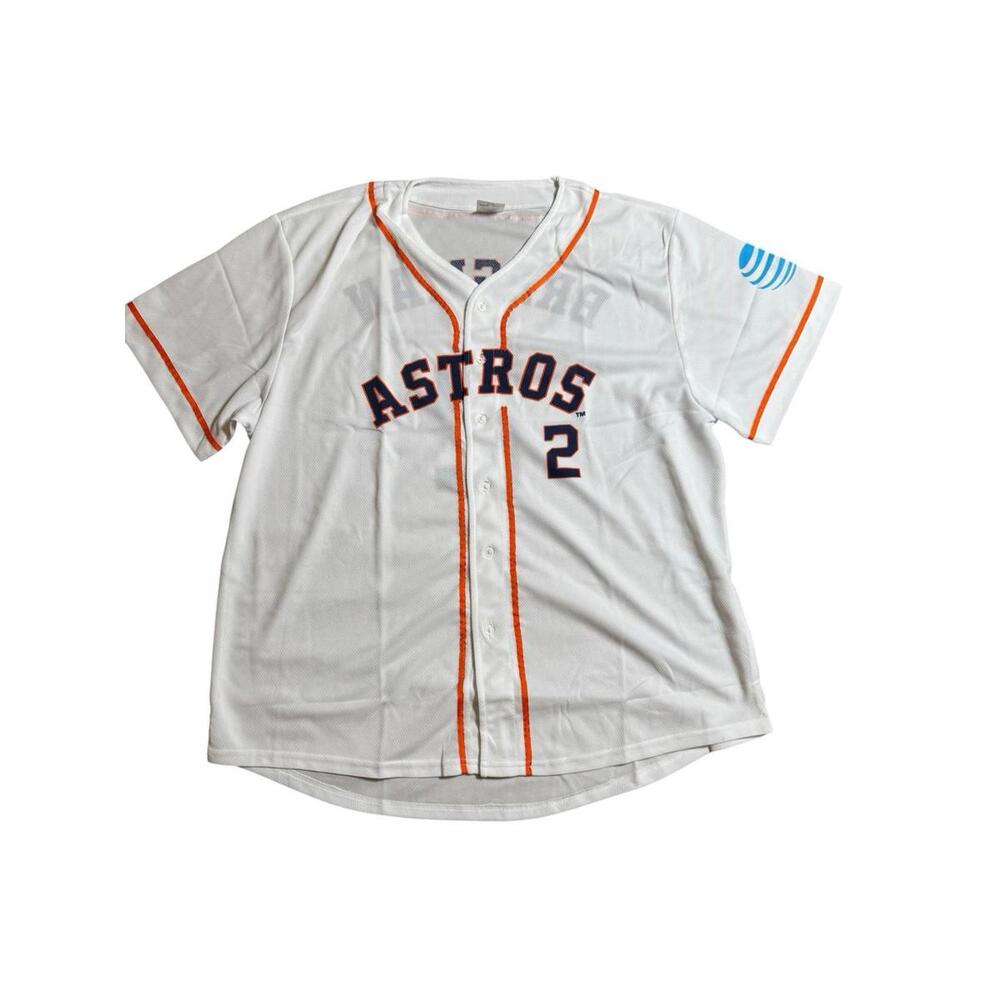 Houston Astros #2 Bregman Replica Home White Jersey Size XL New In Bag